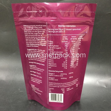 Stand Up Aluminum Foil Packaging Seed Bag